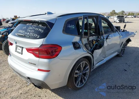2018 BMW X3 M40I из США, поврежденный, VIN 5UXTS3C52J0Z02391